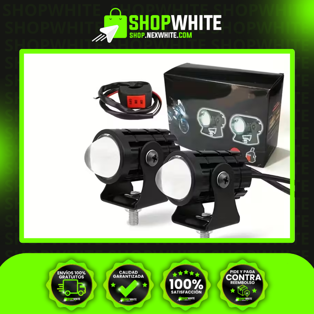 Exploradoras Dual LED para moto